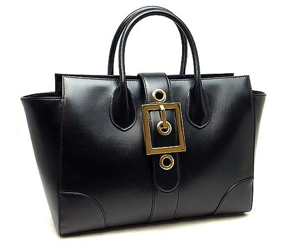 Sac fourre tout Gucci Midoriya en cuir de veau noir A4 convient à l'occasion