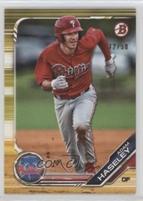 2019 Bowman Prospects Gold 32/50 Adam Haseley #BP-28 0kz8
