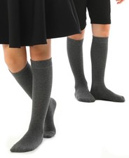 Knee High Cotton Socks for Girls Boys Toddlers Child, 4 Pairs, by Hugh Ugoli