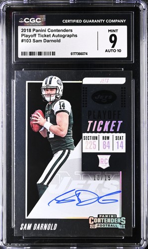 Sam Darnold [Playoff Ticket] #103 2018 Panini Contenders card