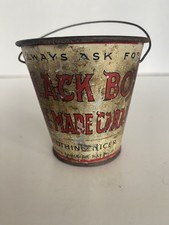Antique Americana Black Boy Homemade Caramels Tin Pail