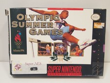 Olympic Summer Games Super Nintendo  SNES Authentic BOX ONLY