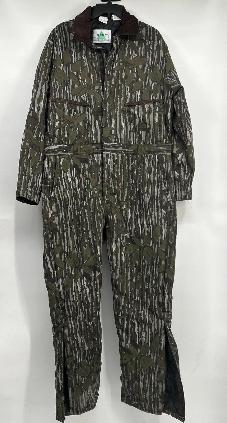 Vintage Liberty Insulated Coveralls Men’s Sz L Chest 42-44 Hunting Realtree Camo