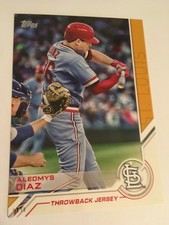 2017 Topps Salute Jumbo 5x7 Aledmys Diaz Cardinals S193 #'d /10 Gold