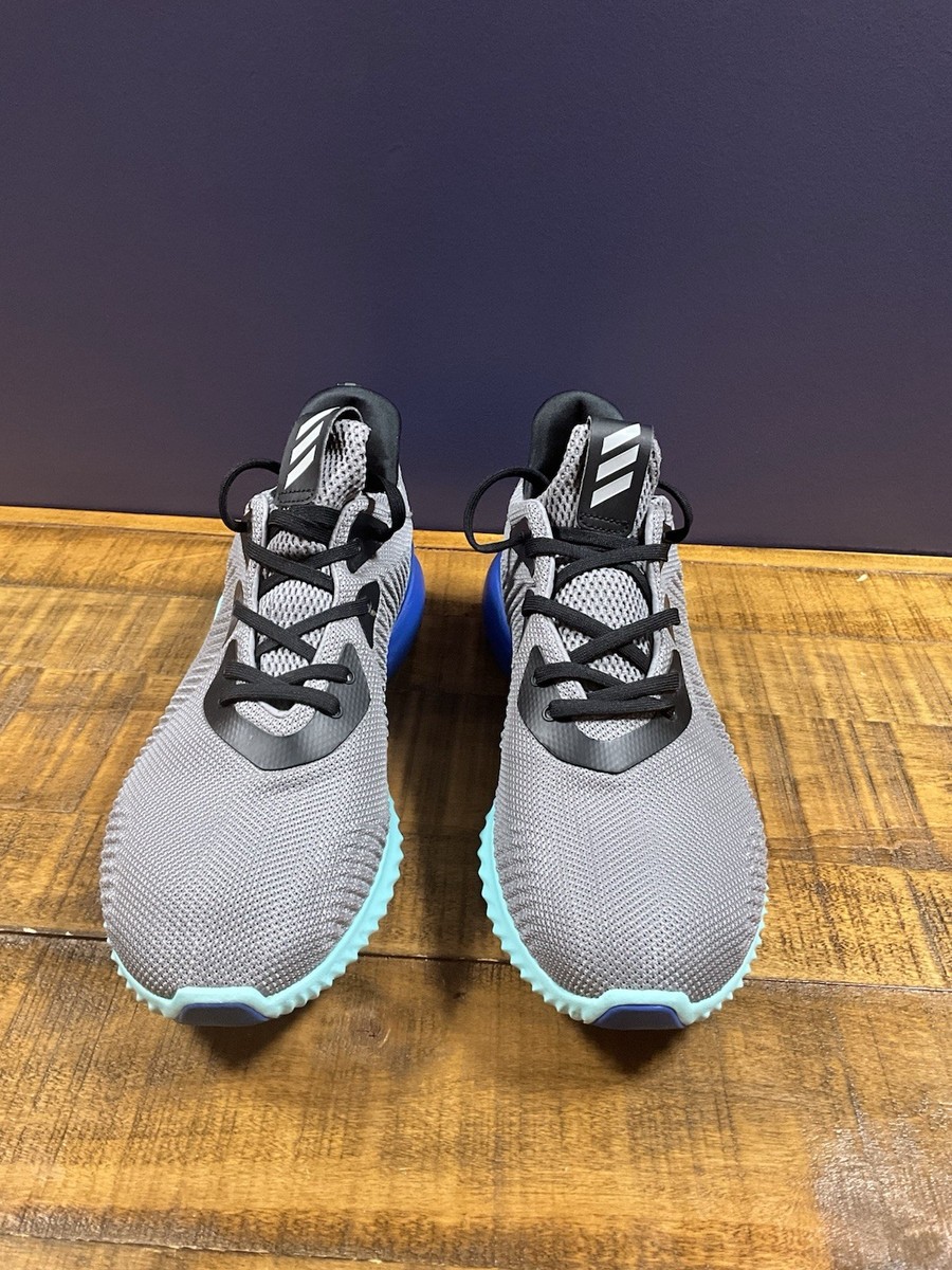 adidas gazelle silver green womens Men's adidas Alphabounce+ Running Shoes, 10, White/Silver/Blue