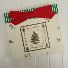 Vintage GIBSON SPODE Christmas Tree Merry Christmas Deluxe Photo Album Book