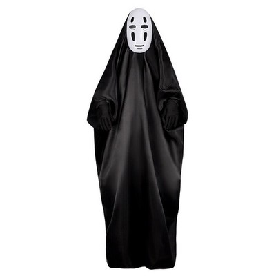 Anime No Face Male Ghost Cosplay Costume Mask Halloween Robes Masks Fancy Dress