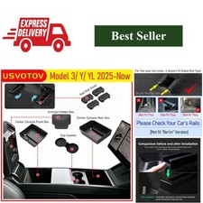 USVOTOV Tesla Model 3 Y Juniper Center Console Organizer Storage Box Tray