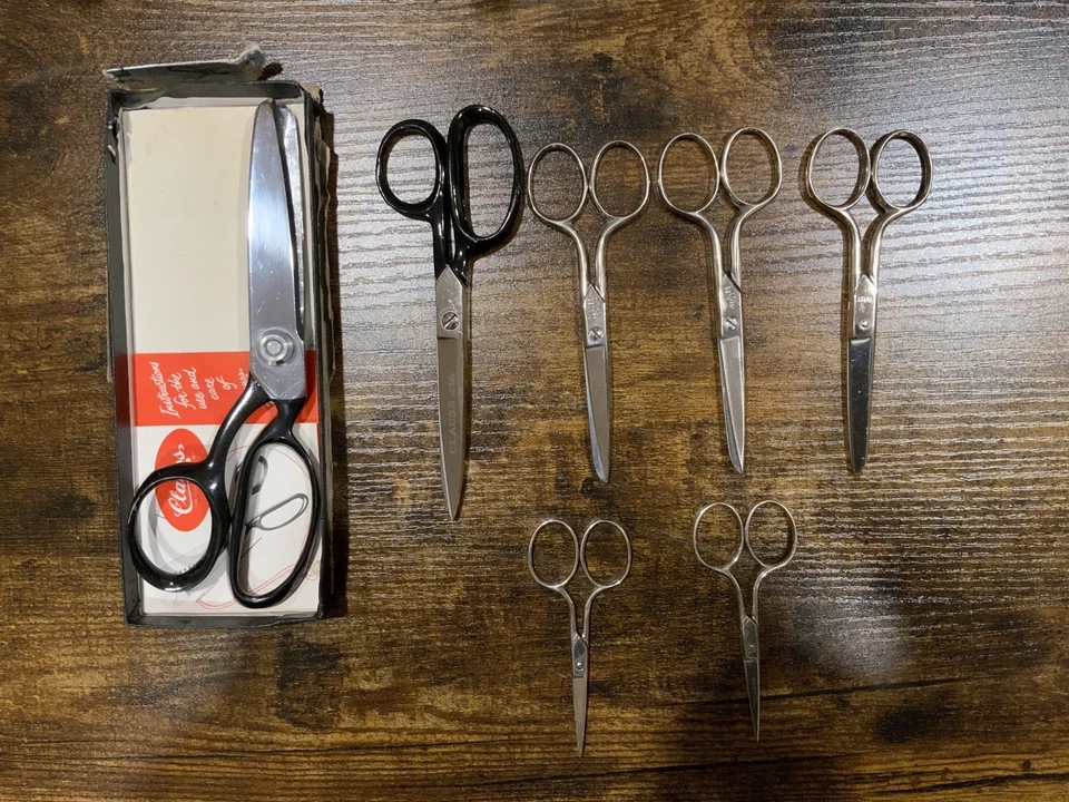 Seven Vintage Clauss Scissors - Image 2 of 4