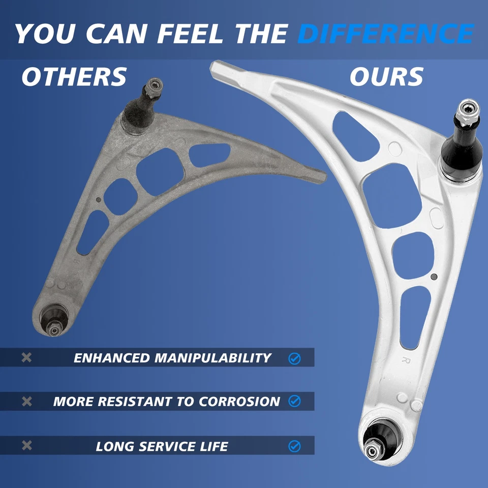 Front Lower Control Arms Assembly  Sway Bars for BMW 325Ci 328i Z4 - Image 4 of 4