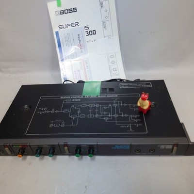 Boss CE-300 Super Chorus Vintage Made in Japan Rack Effects Operation Confirm