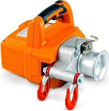 Capstan Winch - Cordless Brushless Motor, 2000Lb Max Pull Force, Portable Li-Ion