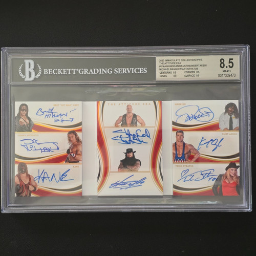 2023 Immaculate Collection WWE THE ATTITUDE ERA Booklet - /25 #1 BGS 8.5