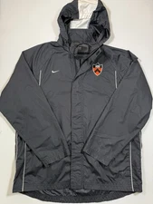 Nike Princeton Tigers Jacket Mens Large Black Full Zip Authentic Team Issue NCAA