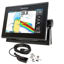 Simrad GO9 XSE Chartplotter/Fishfinder w/MED/HI Downscan Transom Mount Transd...
