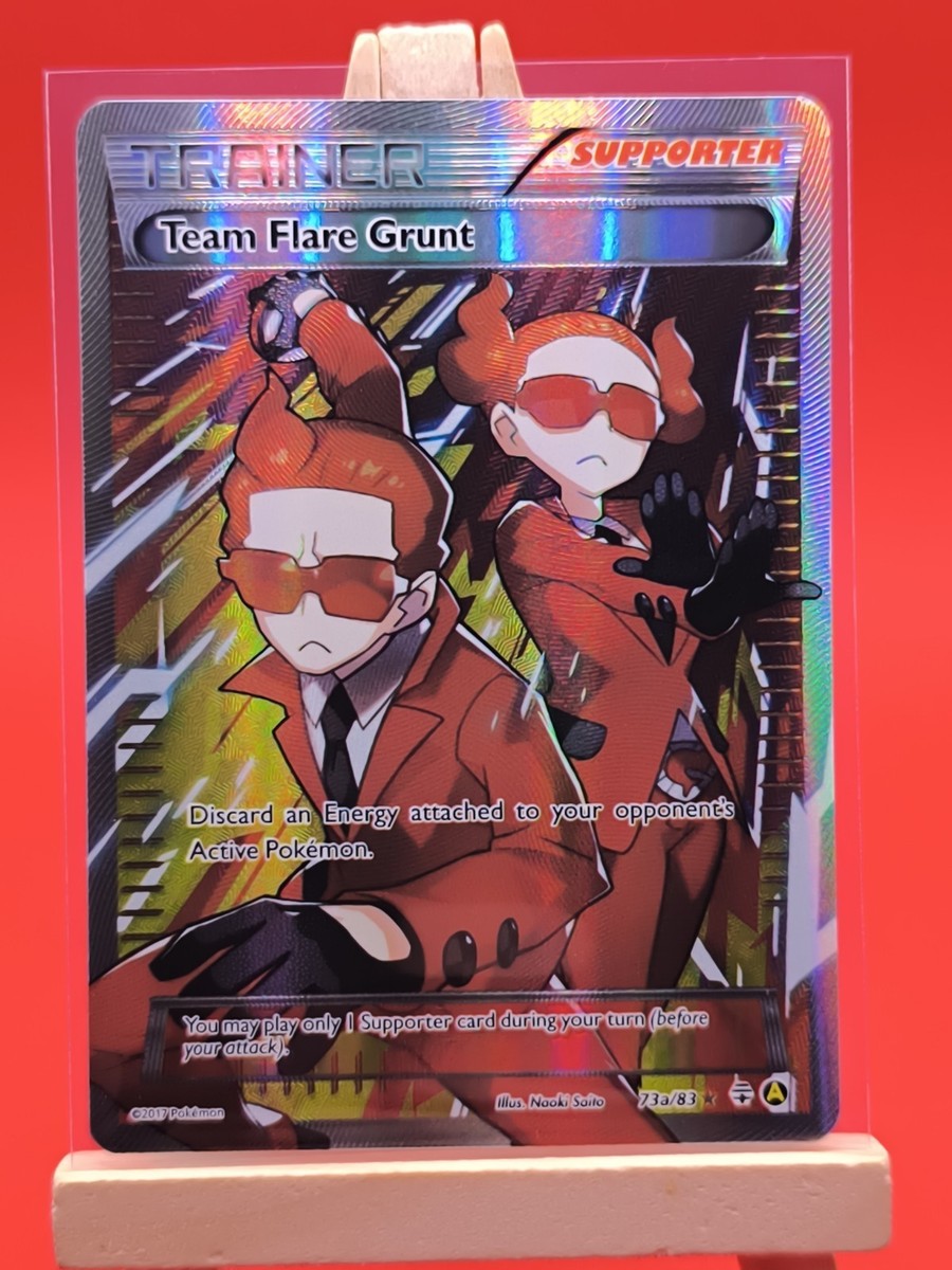 team flare pokemon cards Team Flare Grunt 73A/83 Generations Full Art Ultra Rare Pokemon Card