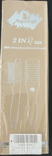 Mexitop Fernida 2 In 1 Hair Straightner And Curler Brush Mini Red New Sealed