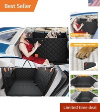 Transformable 2-in-1 Dog Car Seat Cover Extender - Waterproof 400 Lbs Support