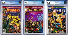 CGC 9.8 Avengers Annual 6 7 8 1976 1977 1978 Marvel Comics KEY Set 3 White Pages