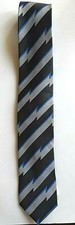 OLD NAVY Men's Neck Tie Navy Blue Teal One Size Skinny Stripe