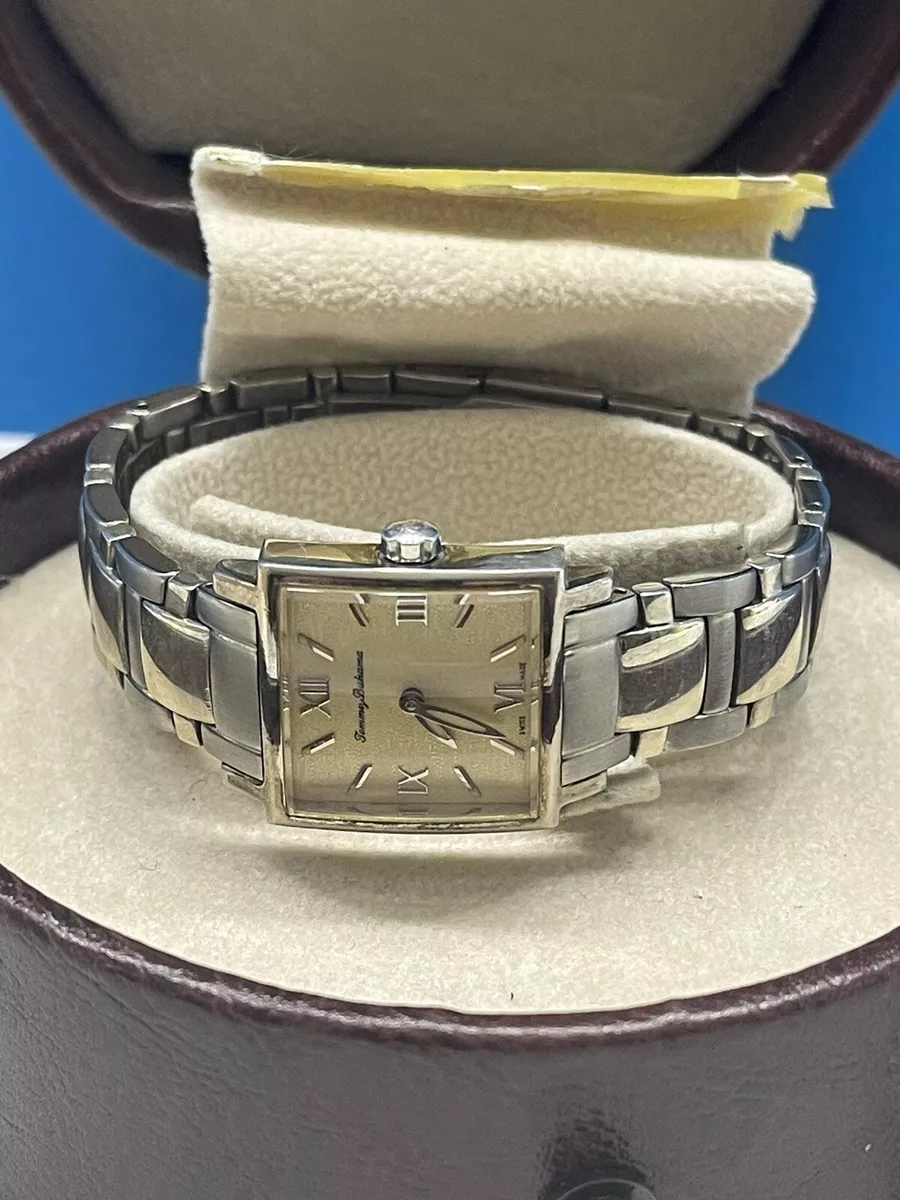 Tommy Bahama Palm Wrist Watch for Women sterling Silver 925 Quartz