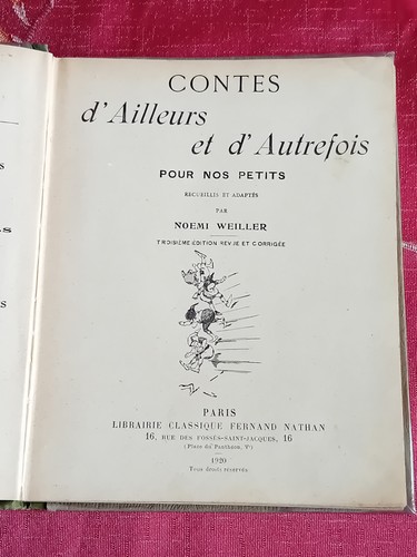 Contes d'Ailleurs et d'Autrefois pour nos petits N. WEILLER 1920 Fernand Nathan - Picture 3 of 5