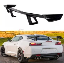 FOR 2016-2021 CHEVY CAMARO ZL1 1LE STYLE US STOCK GLOSS BLACK TRUNK SPOILER WING