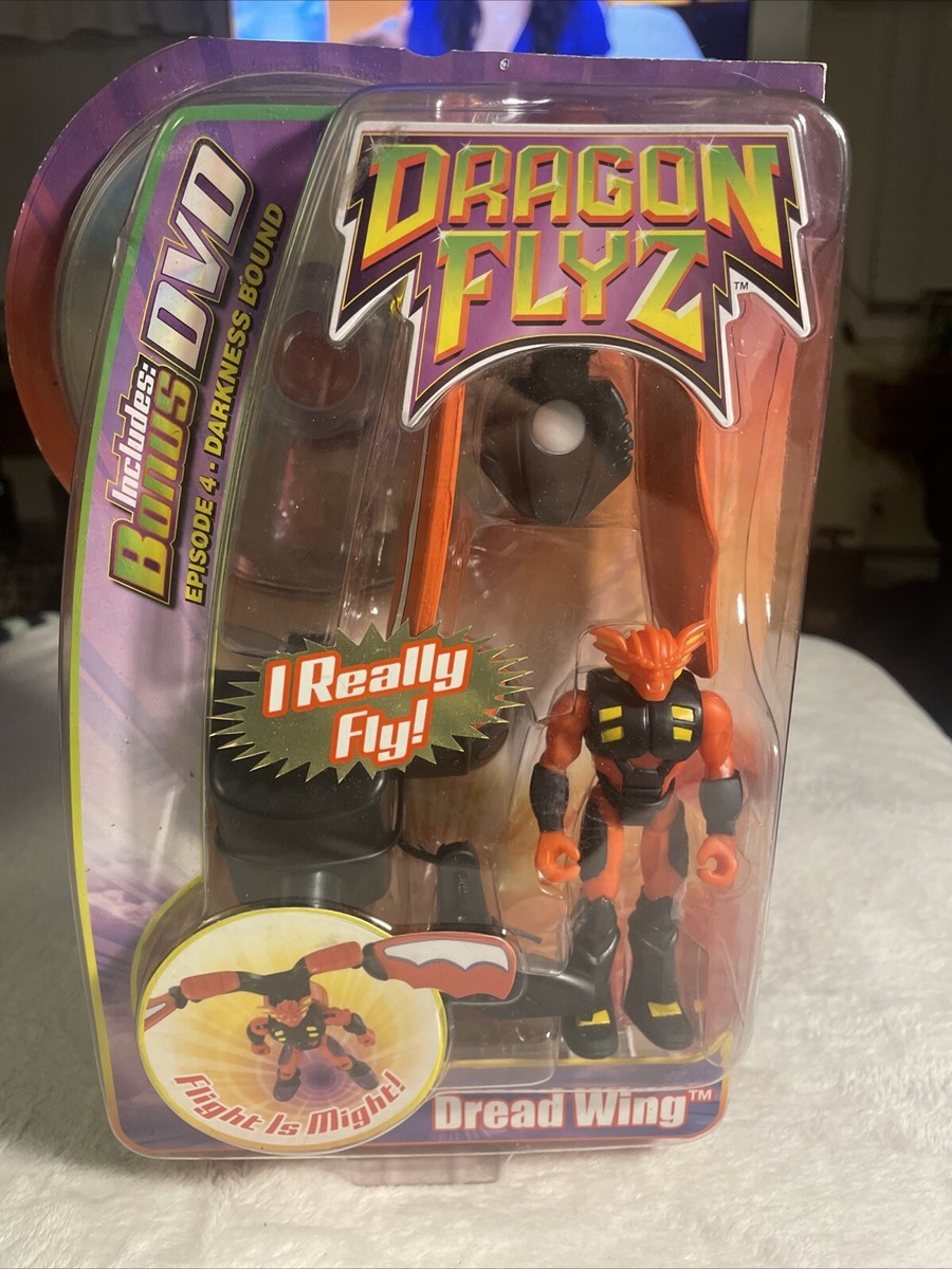 2005 Dragon Flyz Flying Action Figure Dread Wing Jakks Pacific