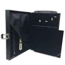 Jewelry BriefCase Jewelry Carry Case Jewelry Salesman Case Travel Case w/ Lock