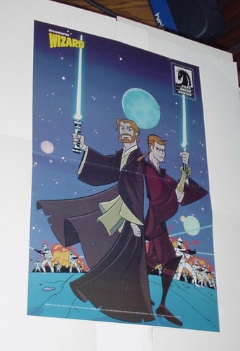 Star Wars Poster #20 Clone Wars Ben Caldwell Obi-Wan Kenobi Anakin ...