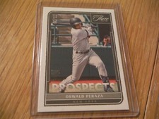 OSWALD PERAZA - 2022 Panini THREE AND TWO PROSPECTS (#29/ 99 ) Rookie YANKEES