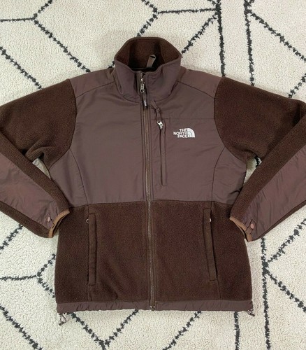 The North Face Denali Jacket Women Small Brown Full Zip Fleece Outdoor - Picture 1 of 10