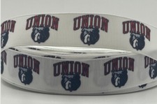 Union College Ribbon - 7/8" Grosgrain Ribbon - College Ribbon - Union College