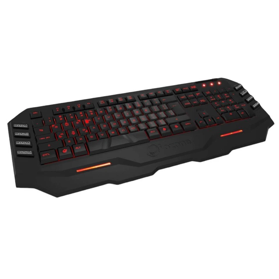 Ozone Blade Gaming Keyboard QWERTY 10 Macro Buttons 128KB Memory Black OZBLADEUS - Image 3 of 4