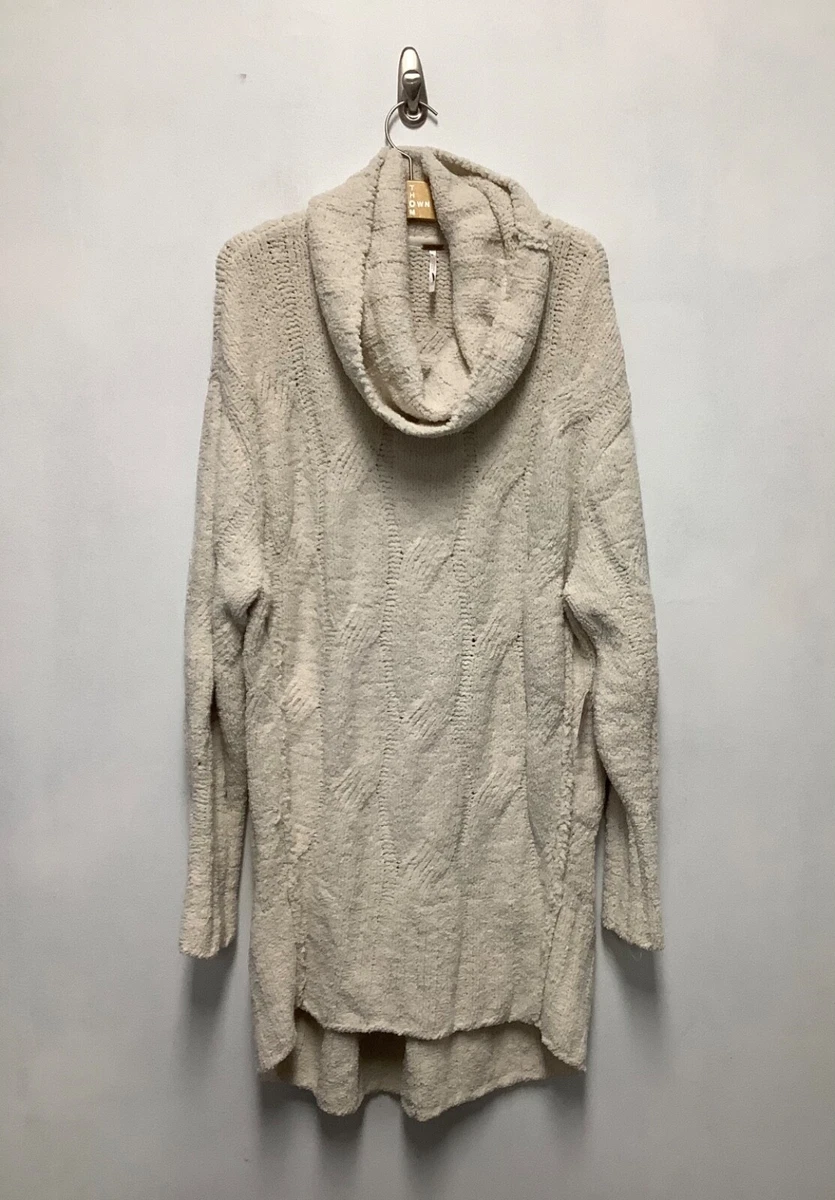 Cream tunic sweater cheap