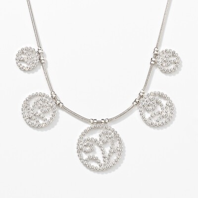 Touchstone Crystal by Swarovski Crystal Swirl Necklace BNIB