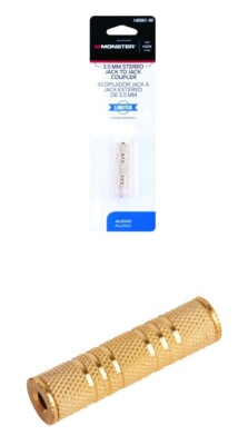 Monster Cable Just Hook It Up Stereo Coupler 1 pk -Pack of 1