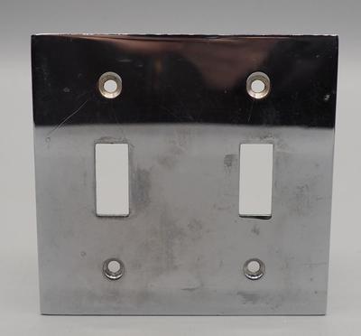 Chrome Metal Switchplate Cover