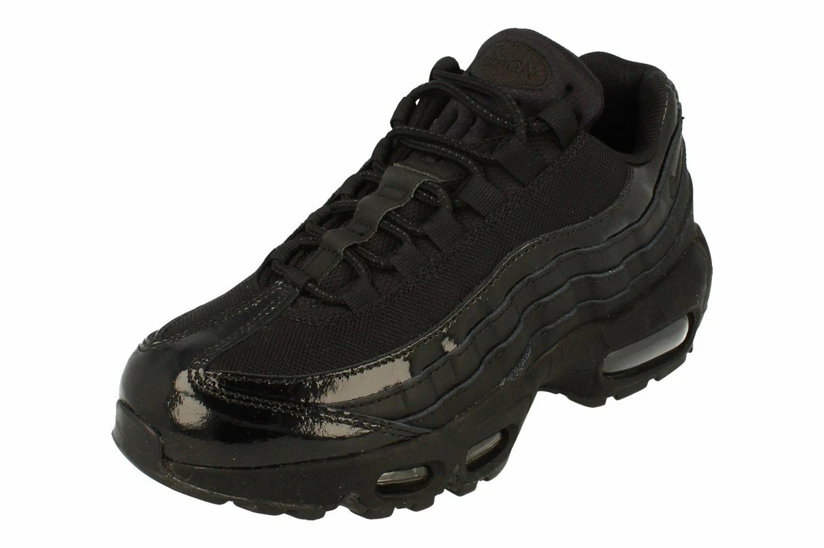 Women Size 12US Nike Air Max 95 Triple Black Shoes Retro Sneakers Men 10.5US