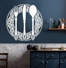 Vinyl Wall Decal Dining Room Decoration Kitchen Restaurant Stickers 736ig