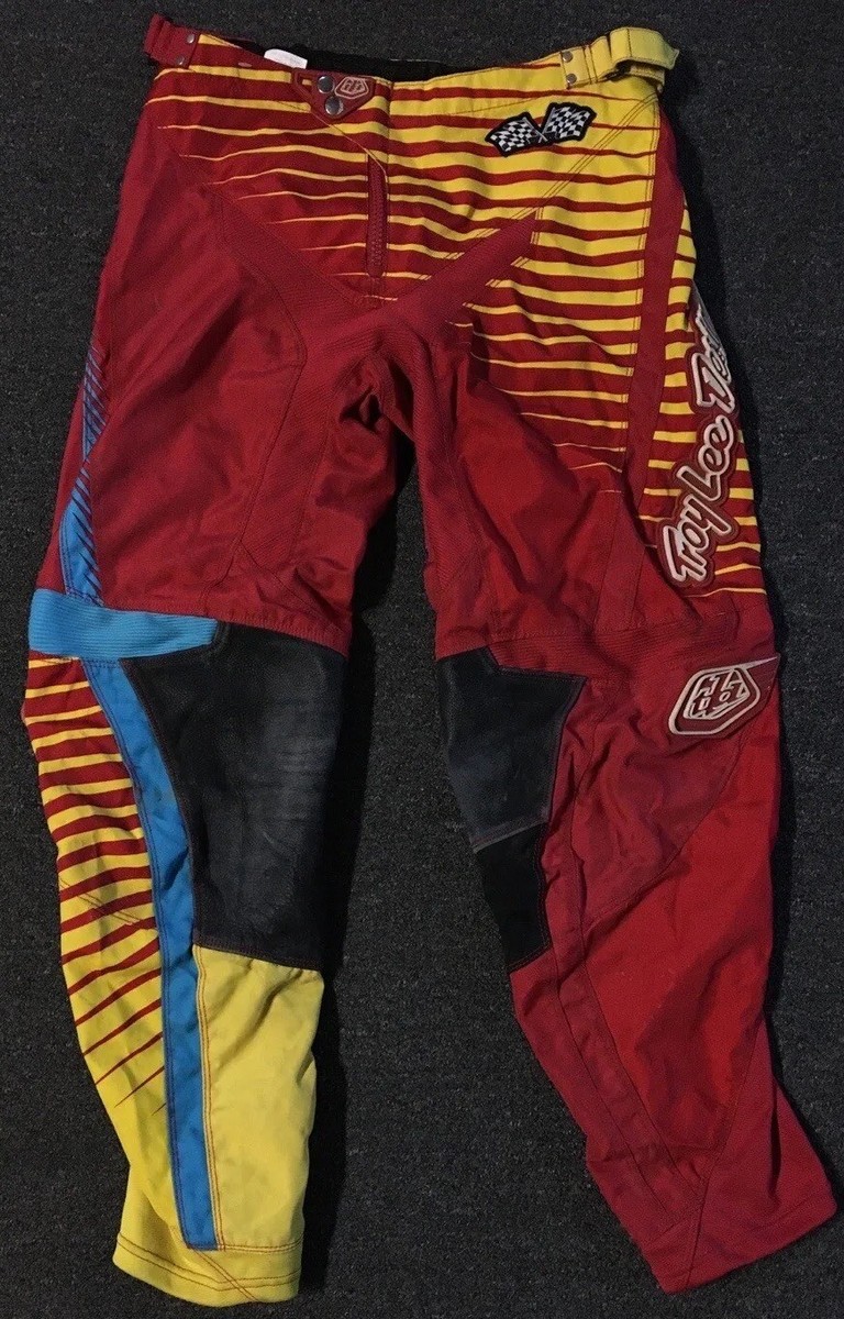 Vtg Troy Lee Designs Racing Motocross Pants 28 MX Fox Image