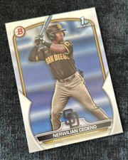2023 Bowman Paper Base #BP-81 Nerwilian Cedeno - San Diego Padres