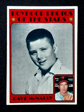 DAVE McNALLY / BOYHOOD PHOTOS OF THE STARS 1972 TOPPS 72 NO 344 EX    62385