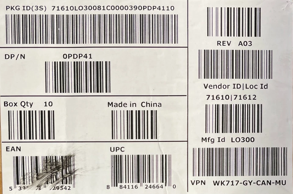 New Dell WK717 Wireless Keyboard w/ USB Receiver / Int'l - French Layout / PDP41 - Image 4 of 4