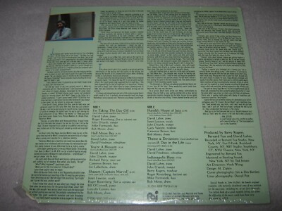DAVID LAHM Real Jazz For The Folks Who Feel MINTY ORIGINAL SEALED