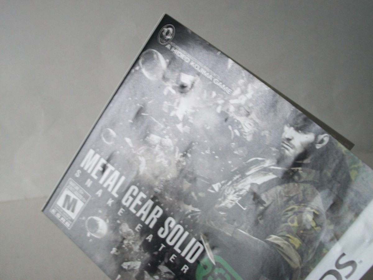 Metal Gear Solid 3 3D Snake Eater Nintendo 3DS Game Damaged Art