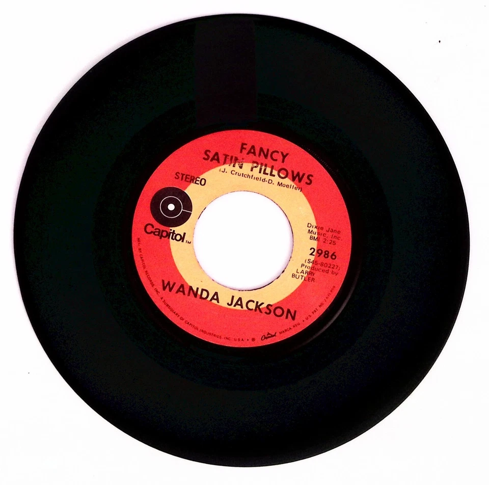 WANDA JACKSON WHY DON'T WE LOVE LIKE THAT ANYMORE/FANCY SATIN... VINYL 45 78-8 Foto 3 de 3