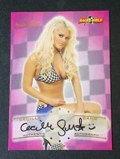 2013 Benchwarmer CECILLE GAHR Vault RACER GIRLS Black :) Auto Beauty & The Geek