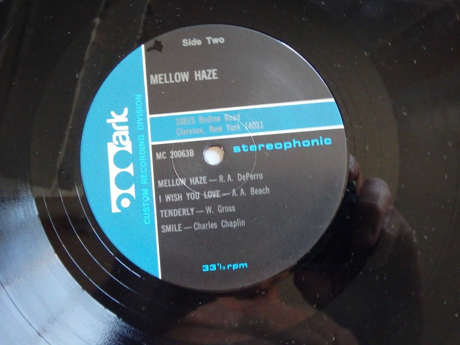Mellow Haze. RA DeParro, Fred Ebb, M. Grant. Mark Custom Recordings