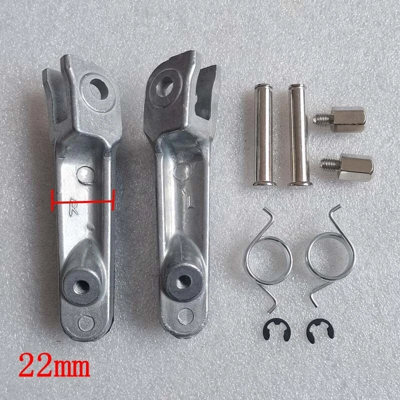 Foot Pegs Front Footrest for Honda Dream CB50R NSF100 NSR50 NSR50R NSR575 94-06 Foto 4 de 4